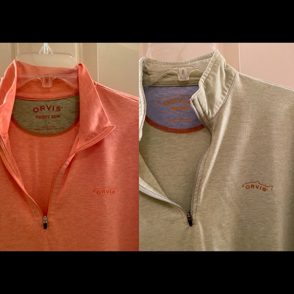 Orvis Other - Lot of 2 Orvis Trout Bum pullovers size large